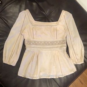 Catherine Malandrino Cotton/Silk blouse